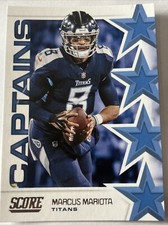 2019 panini score football captains Marcus Mariota 🔥🔥🔥🔥