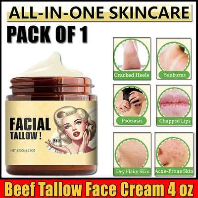 Handmade Whipped Tallow Balm Organic Body Butter 4 fl oz PACK OF 1