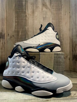 Nike Air Jordan 13 Barons Hologram Mens Size 11 Sneakers 414571-115 Jordan 13 Retro Barons Hologram Men main image 2