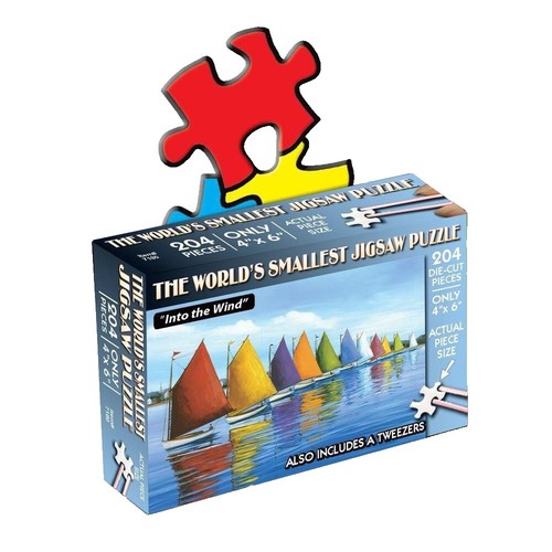 World's Smallest Holiday Jigsaw Puzzle - Christmas Streets Mini Puzzle With 234 Tiny Pieces