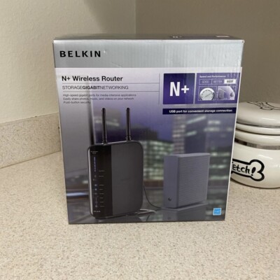 New BELKIN N+ Wireless Router PM00732-B | eBay