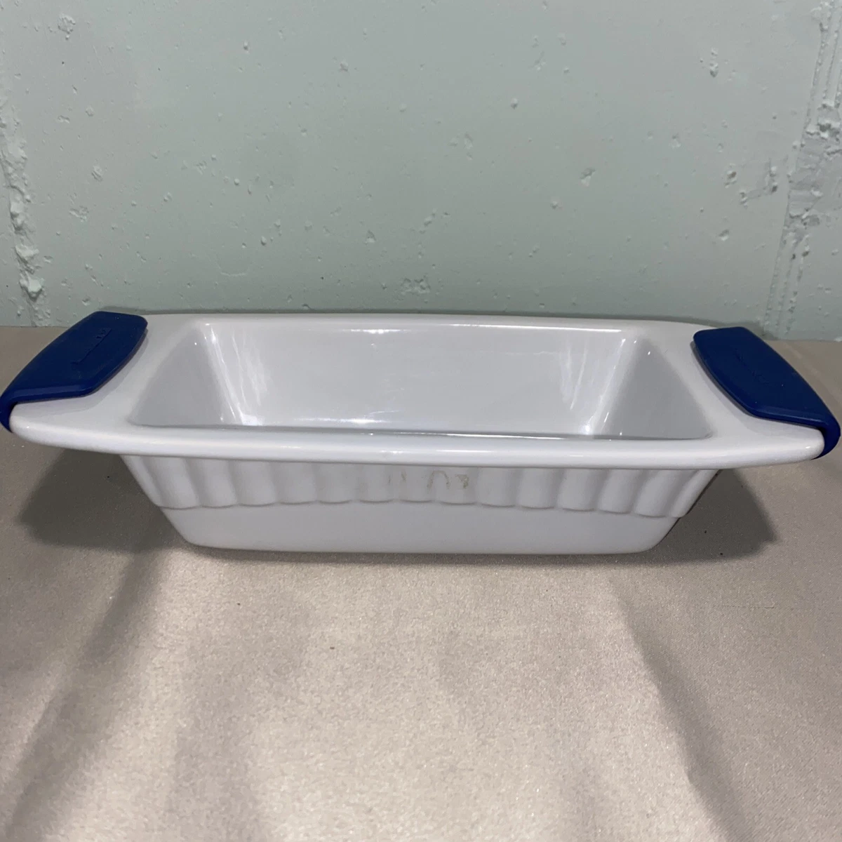 KitchenAid 1 Quart Loaf Pan Bread Casserole Dish Ceramic Stoneware EUC