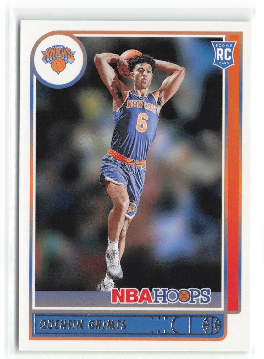 2021-22 Hoops Quentin Grimes RC New York Knicks #206