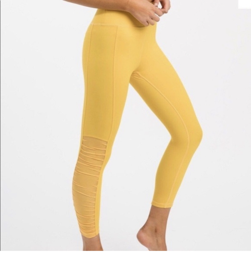 Yellow Active Leggings