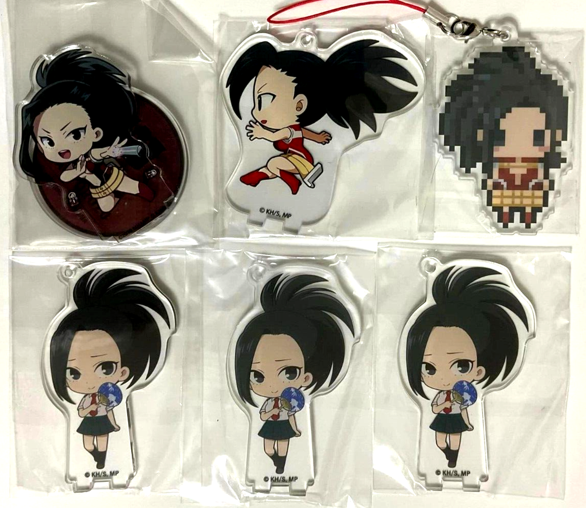 My Hero Academia Pixel Animate Acrylic Stand Keychain Strap Momo