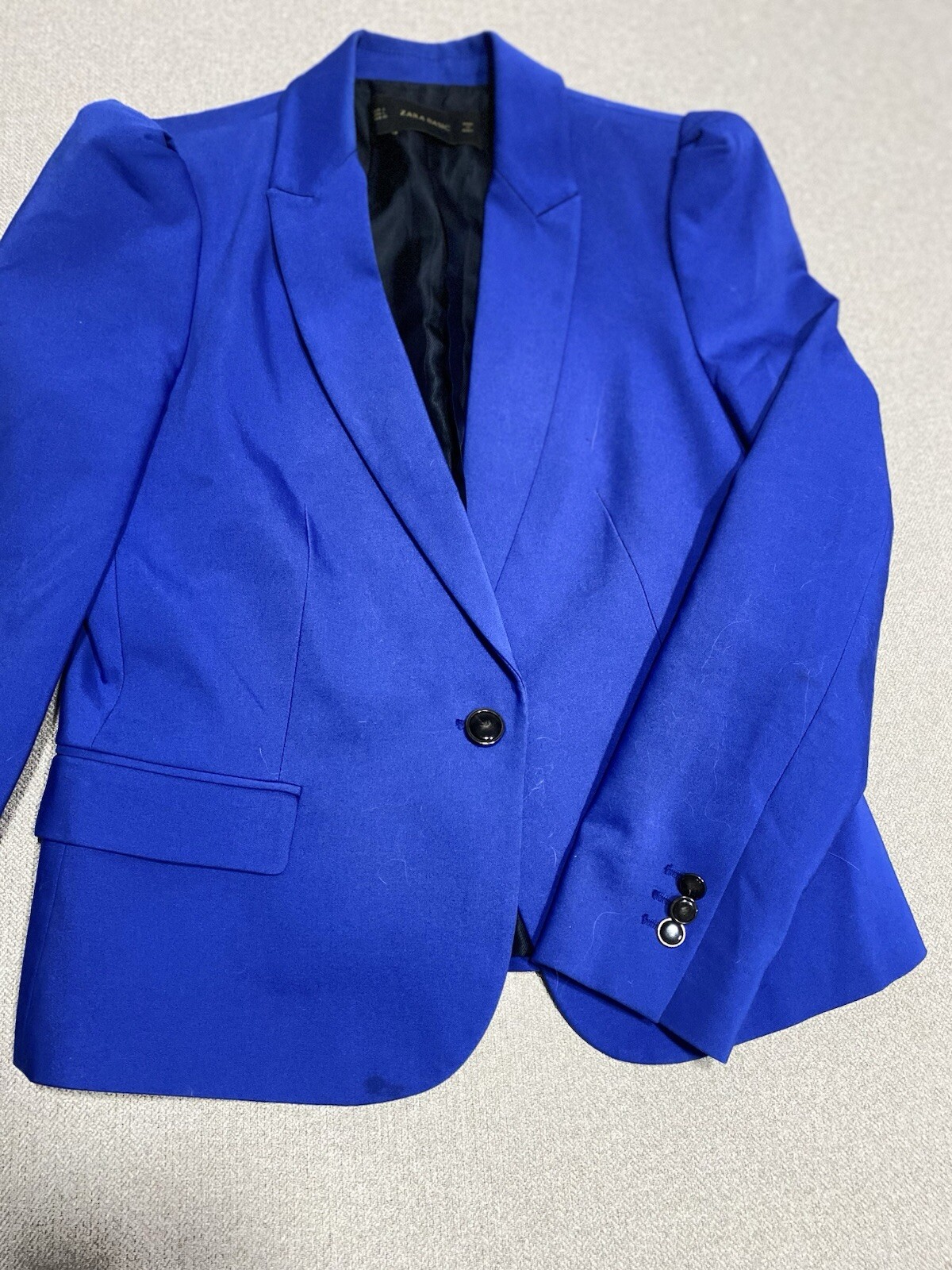 Zara Basic Jacket Blazer  Made in Spain Size L - image 8