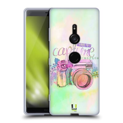 HEAD CASE DESIGNS FLORAL SHUTTER SOFT GEL CASE FOR SONY PHONES 1