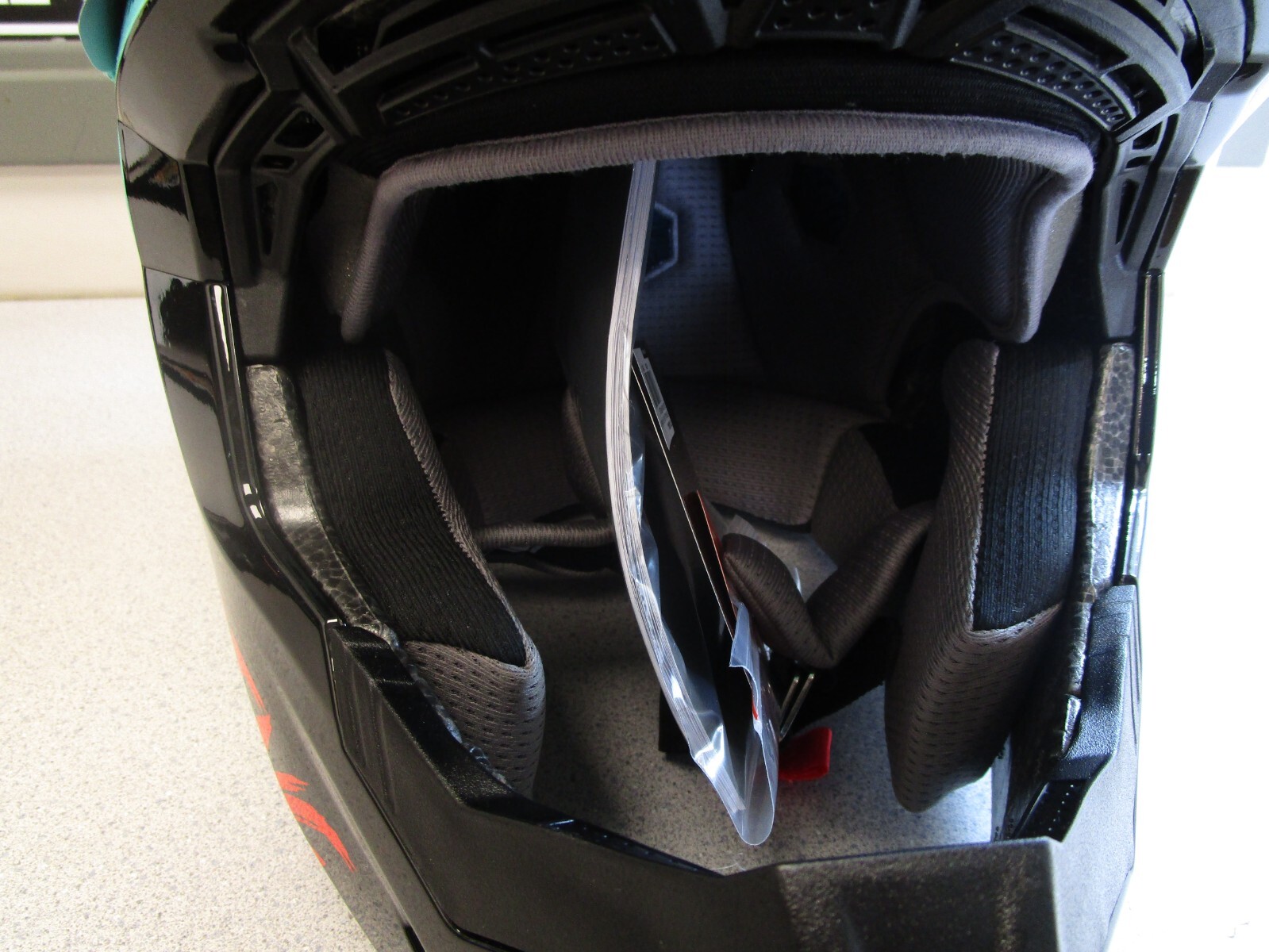 FLY RACING FORMULA CP S.E. RAVE HELMET BLACK/MINT/RED XL motocross offroad atv