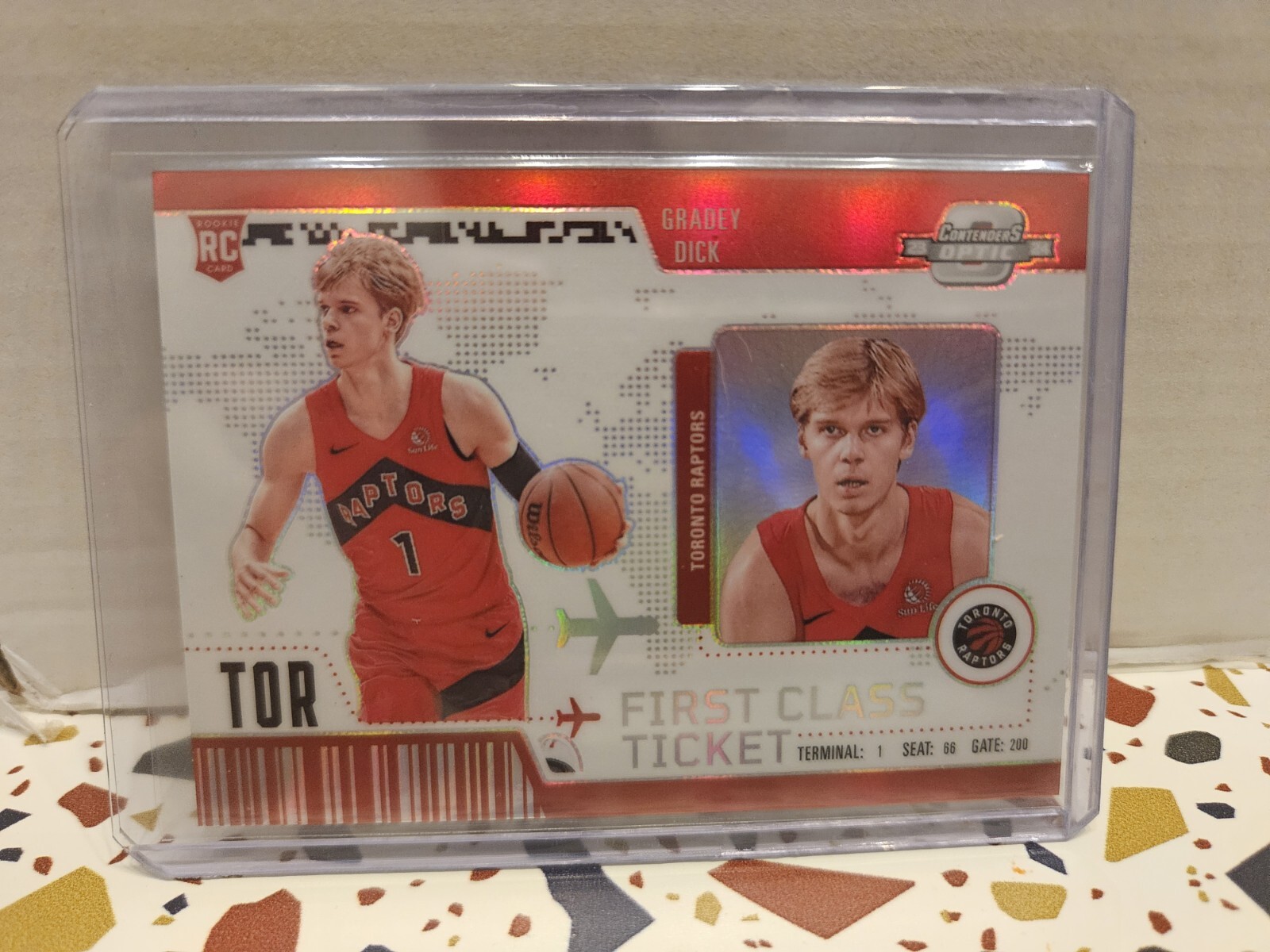 2023-24 NBA Panini Contenders Optic Gradey Dick Silver First Class Ticket