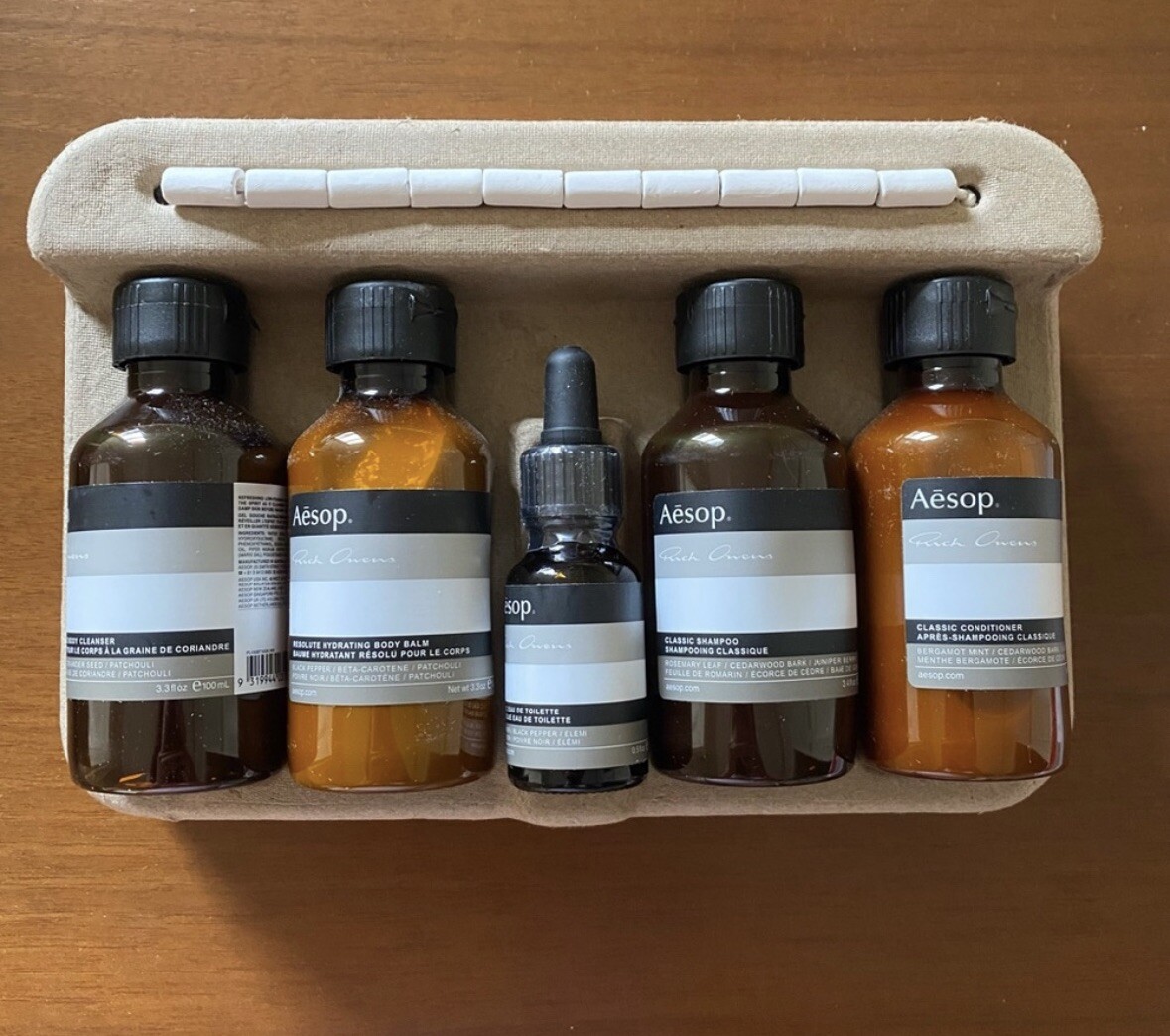 Aēsop x Rick Owens Travel Kit Tote Bag- Limited Edition Sold Out 