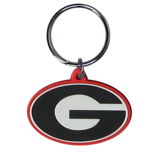 Georgia Bulldogs Logo Flexi Key Chain NCAA Licensed - Picture 1 of 1