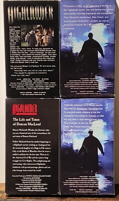 Highlander VHS Bloopers Behind the Scenes The Life & Times of