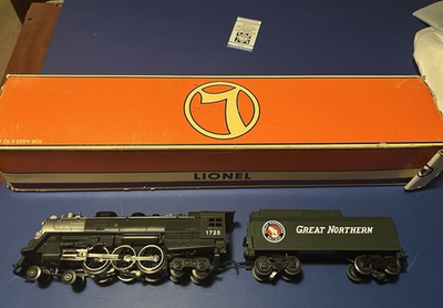 #ad Lionel Great Northern 4 6 4 Hudson Steam Locomotive with Trainsounds $160.00