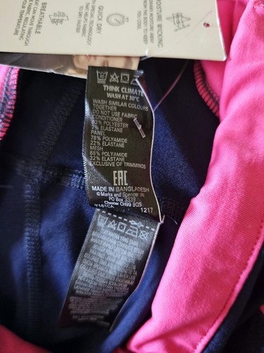 M&S Active Leggings Size 18 Sportswear Moisture Wicking Breathable BNWT - Picture 13 of 13
