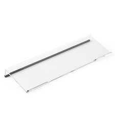 PC Keyboard Stand, Ergonomic Tilt Riser,Slip Base, Desk Accessory, Clear