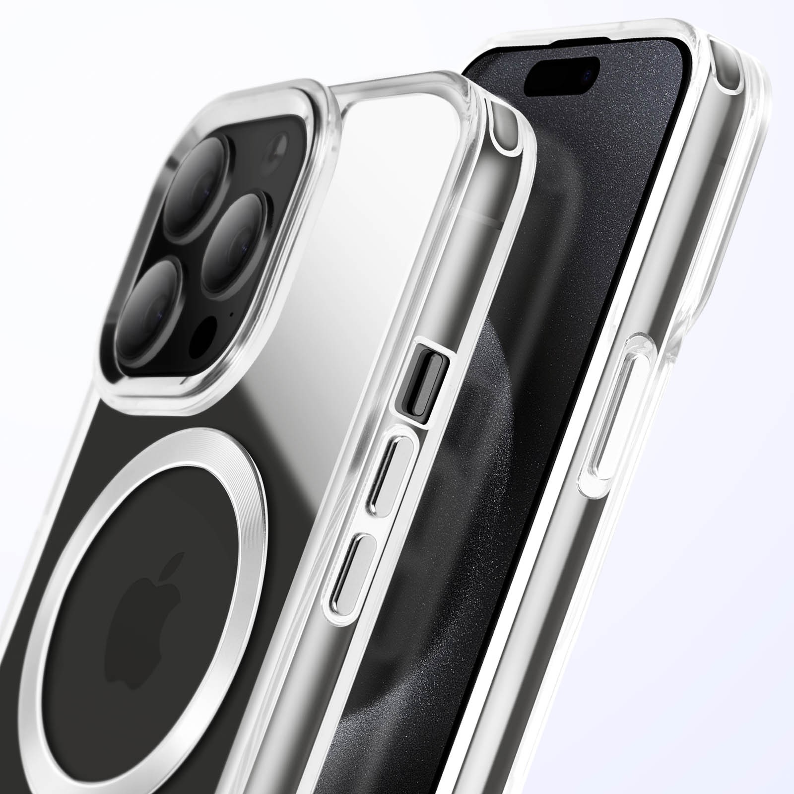 Coque rigide iPhone 15 Pro Avizar transparente pour éviter les rayures - 4