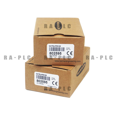 NEW BANNER Q4XTBLAF500-Q8 Laser Adjustable Field Range: 500 mm Input: 10-30 V dc