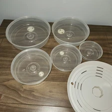 Set of 5 Microwave Plate Covers with Vents Splatter Guard Lids Kitchen
