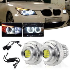 2x For Bmw 5 Series E60 E61 Lci 07-10 Led Angel Eyes Halo Ring Light Bulb Canbus 2x For Bmw 5 Series E60 E61 Lci 07-10 Led Angel Eyes Halo Ring Light Bulb Canbus