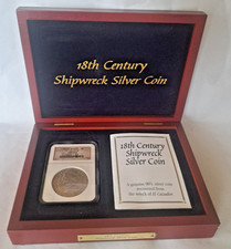 18TH Century 1781 Mo Mexico Silver 8 Reales EL CAZADOR SHIPWRECK NGC Genuine COA