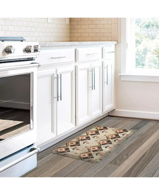 Laural Home Natural Lodge Kitchen Mat - Beige