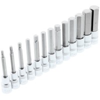 Innensechskant SteckschlüSsel Satz Stecknuss Set 5 - 24 Mm FüR Inbus Schrauben
