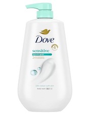 Dove Body Wash with Pump Sensitive Skin for 24Hr Lotion 30.6 Oz