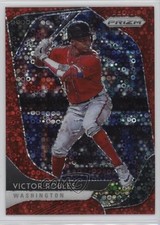 2020 Panini Prizm Tier II Quick Pitch Red Donut Circle 60/99 Victor Robles 9cf