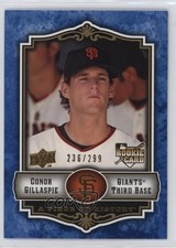 2009 Upper Deck A Piece of History Blue 236/299 Conor Gillaspie #102 0o2b