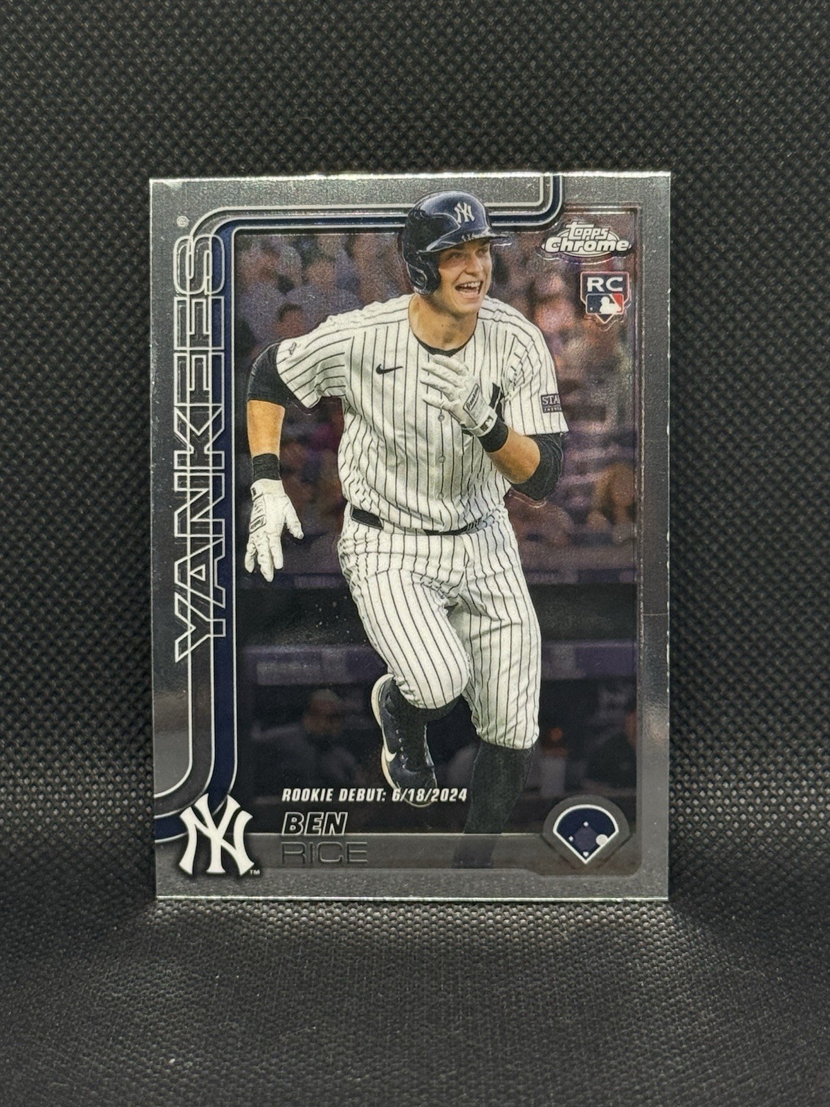 2025 Topps Chrome Update Ben Rice Rookie Debut New York Yankees #USC138