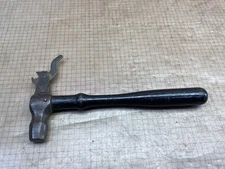 VTG 5 oz Small Hammer Nail Puller Shoe Cobbler Leather Working Gunsmith Old Tool