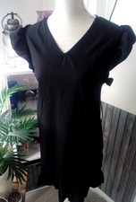 SexyDAMEN Kleid in Schwarz  Knielang  ELEGANT...