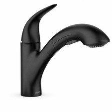 MOEN Medina 87039BL One-Handle Pullout Kitchen Faucet with Power Clean in Matte