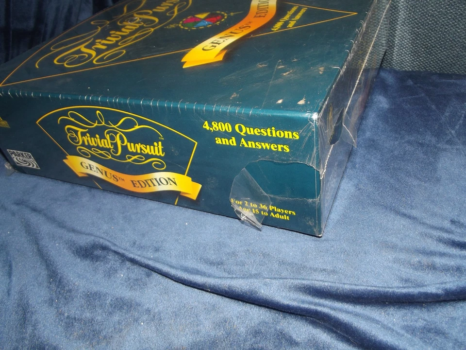 Vintage Trivial Pursuit Master Game Genus Edition 1995 NEW - Image 4 of 4