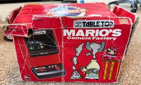 Vtg 1983 Nintendo Mario's Cement Factory Game & Watch Tabletop Game CM-72 w/ Box