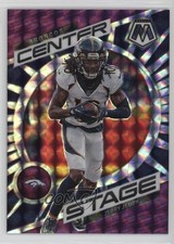 2023 Panini Mosaic Center Stage Purple Prizm 12/49 Jerry Jeudy #CS-JJ 14tz