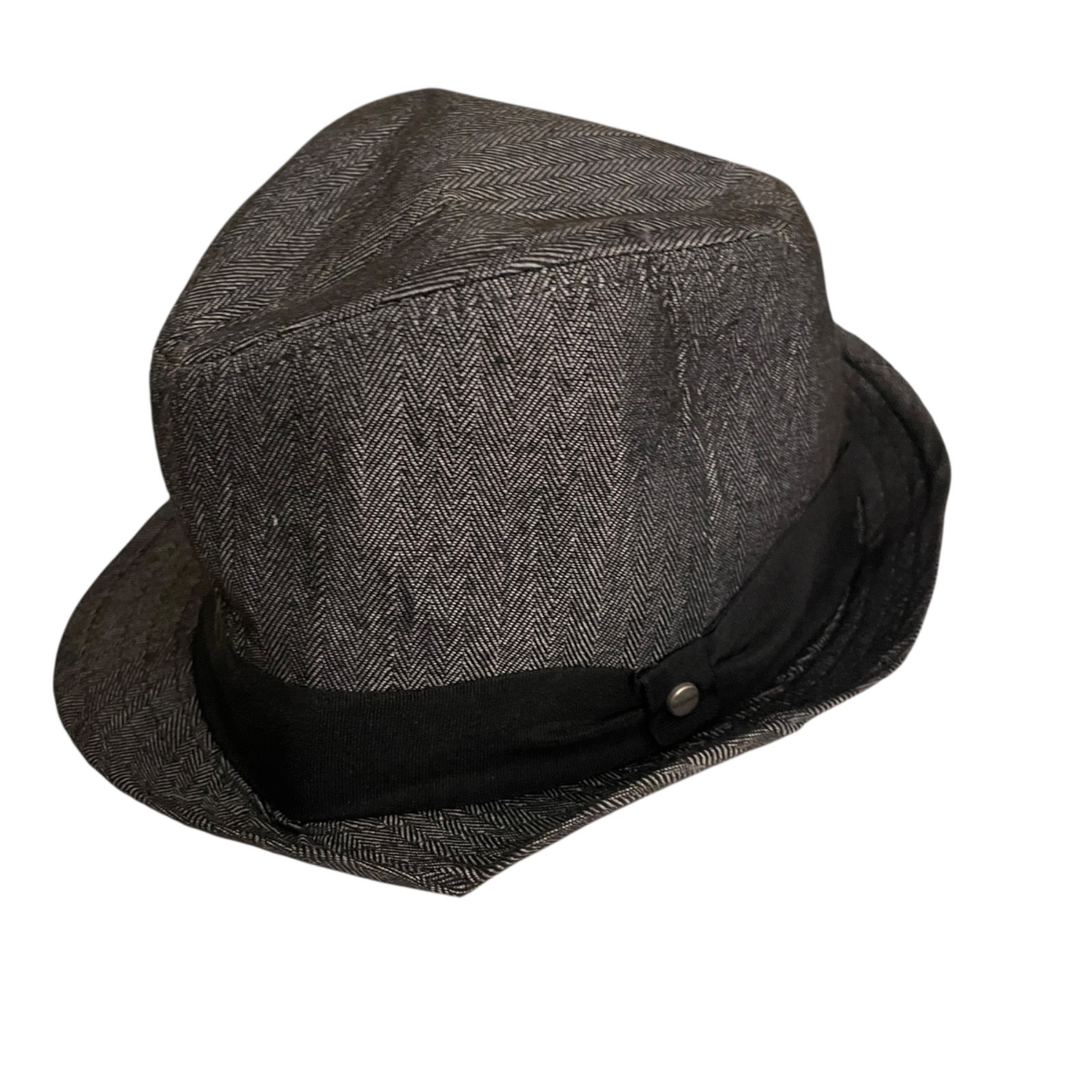 Stetson Classic All American Fedora Hat for Men in Gray Black Sizes Small Medium-image