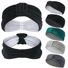 Bandanna Wide Sports Yoga Headband Stretch Hairband Elastic Hair Band Turban