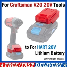 For Hart 20V Battery Adapter Converter To For Craftsman V20 20V Power Tools NEW