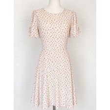 Madewell Tie-Sleeve Retro Dress Dutch Dandelions Floral Size 0 Mini Dress