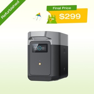 EcoFlow DELTA 2 Smart Generator Extra Battery 1024Wh Certified Refurbished, LFP