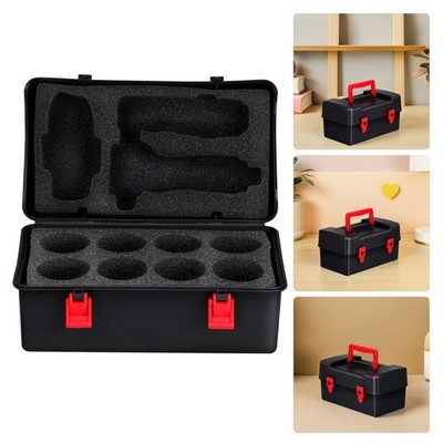 2 Pcs Spielzeug-Aufbewahrungskoffer Aufbewahrungsdose Mit Tragegriff