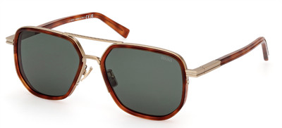 Sonnenbrille Ermenegildo Zegna EZ0232-H HAVANA/GREEN 59/17/145 Unisex