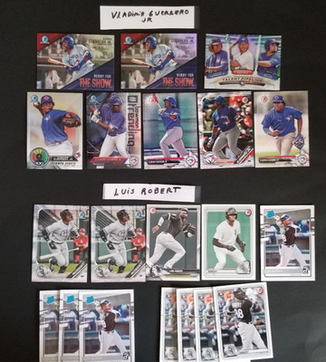 510 + CARDS  LOT--ALL ROOKIES--BASEBALL COLLECTION-- PICTURED & LIST