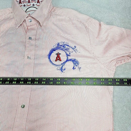 Robert Graham Shirt Men's XL/TG Los Angeles Angels MLB Baseball Long Sleeve - Picture 6 of 20