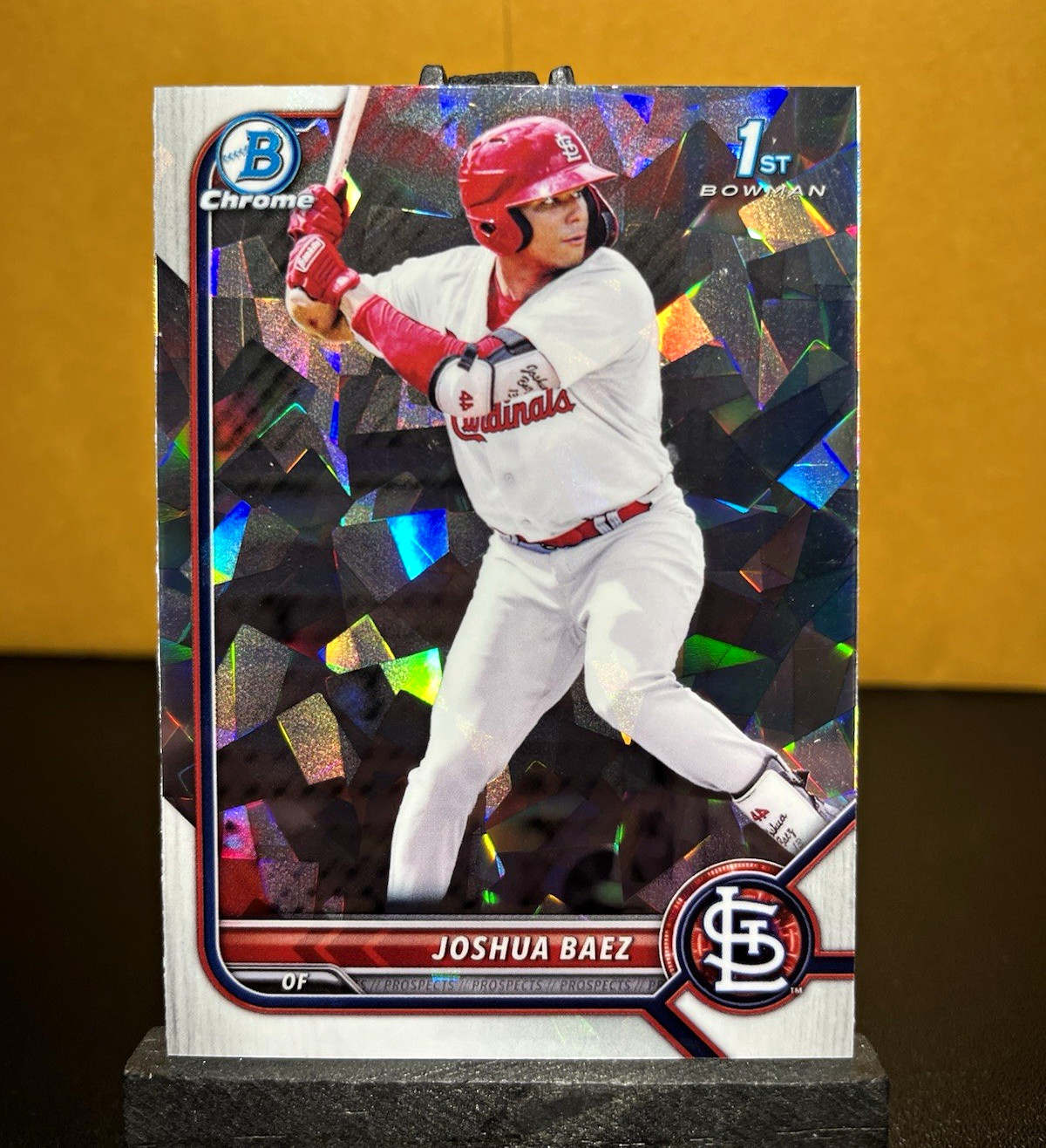 2022 Bowman Chrome 1st - Joshua Baez #BCP-112 Atomic Refractor Cardinals