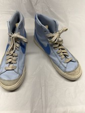 Nike Blazer Mid 77 Lite Blue Mid Top Sneakers Lace Up Men  s Size 9