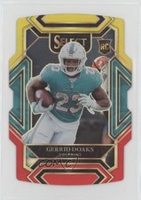 2021 Panini Select Club Level Red & Yellow Prizm Die-Cut Gerrid Doaks #300 0h7f