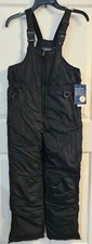 Kid's Cherokee Black Cold Weather Skiing Sledding Overall Snow Bib Size 12/14