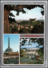 Vintage Bratislava Slovakia Postcard 1970s Slavín Castle City Views Czec... K041